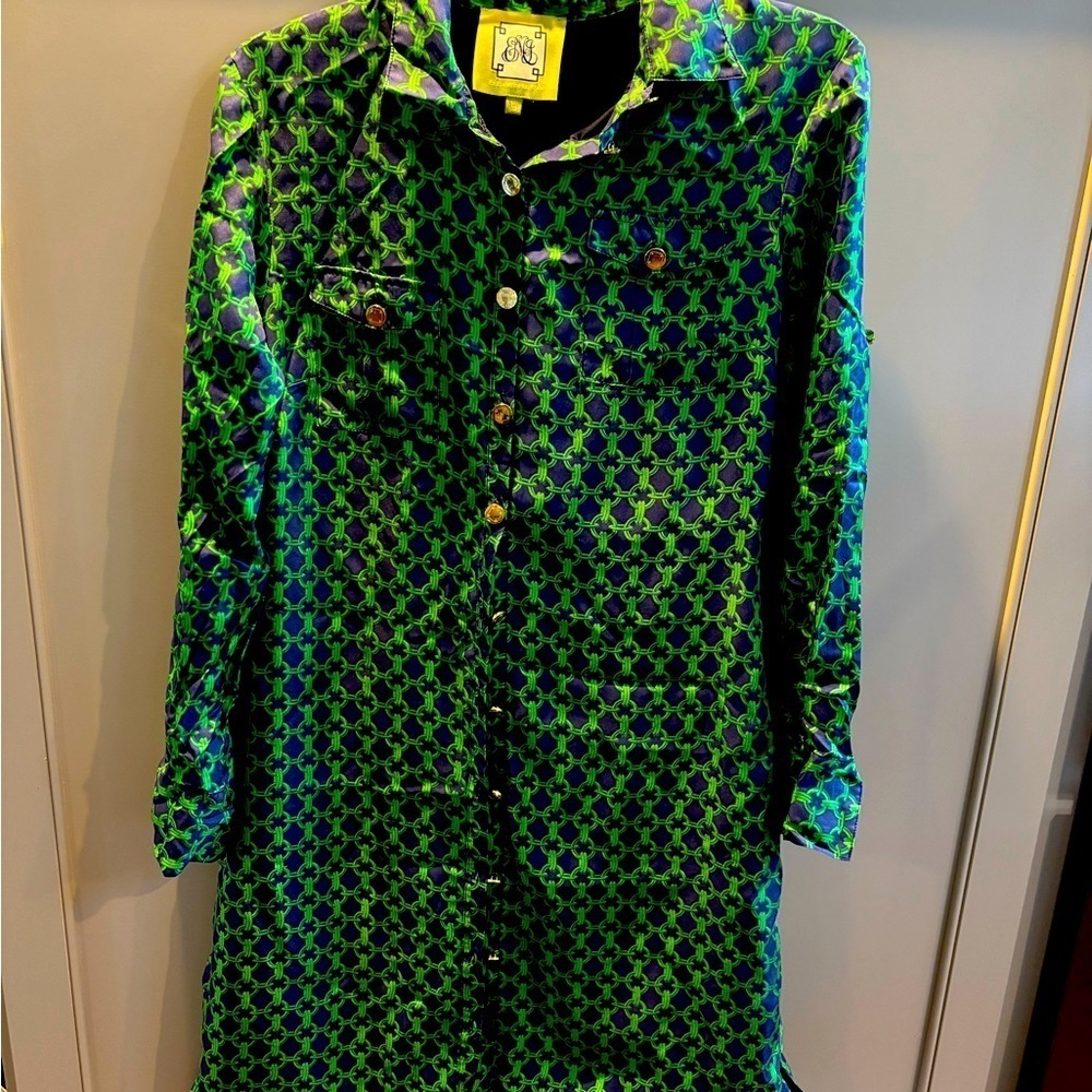 Womens Size 8 Misses Green Elizabeth McKay Dress